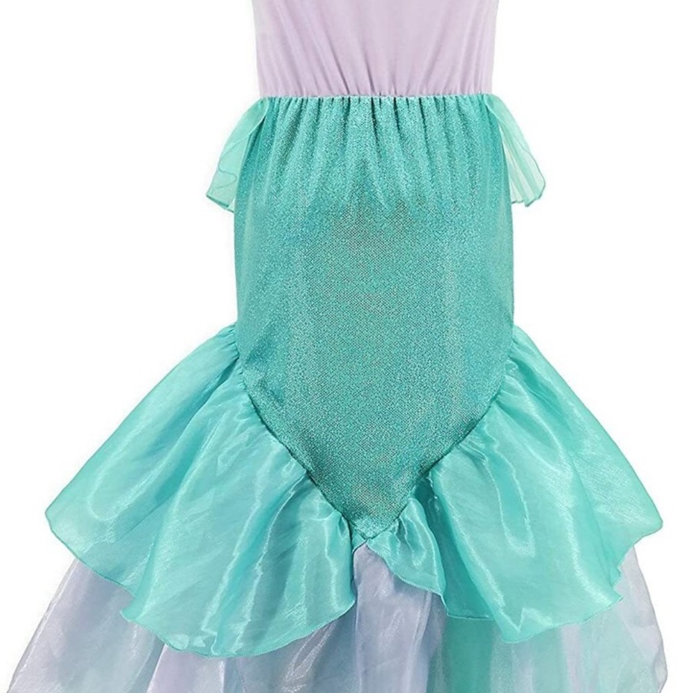 5/6 Disney princess Ariel Little mermaid dress up costume - Picture 2 of 4